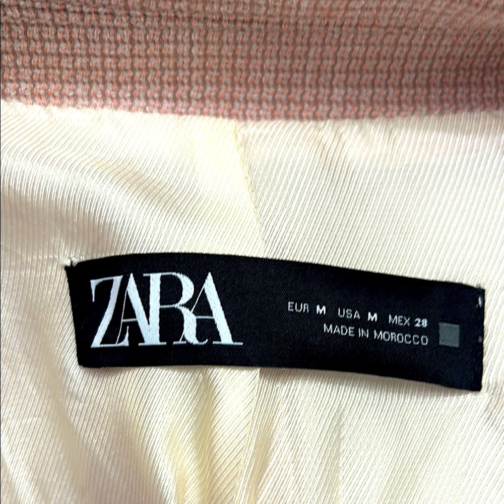 Zara Pink Blazer with Gold Buttons - Picture 16 of 16